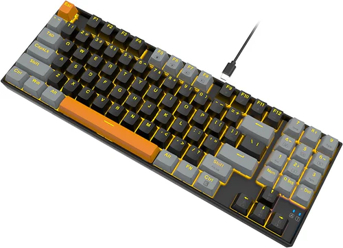Tastiere Mekanike E-YOOSO Z-13 Blue Switch – Black Gray thumbnail 2