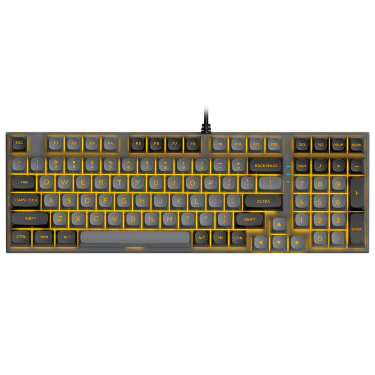 Tastiere Optike E-YOOSO Z-7222 Black-Yellow