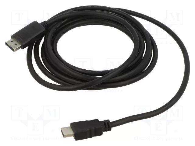 Kabëll DisplayPort në HDMI 3m Gembird