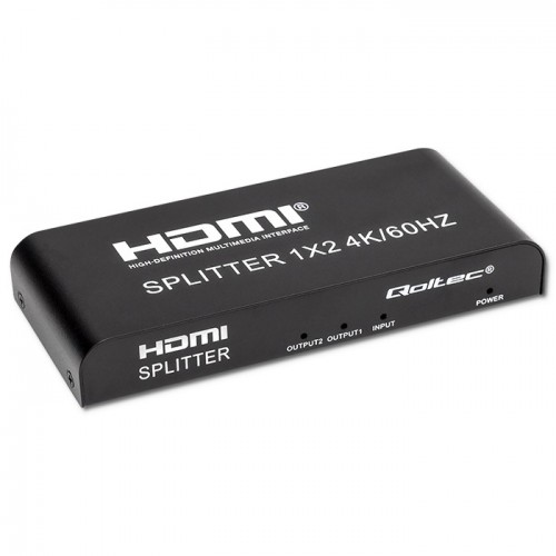 Qoltec HDMI Splitter 1×2 4K HDMI 2.0