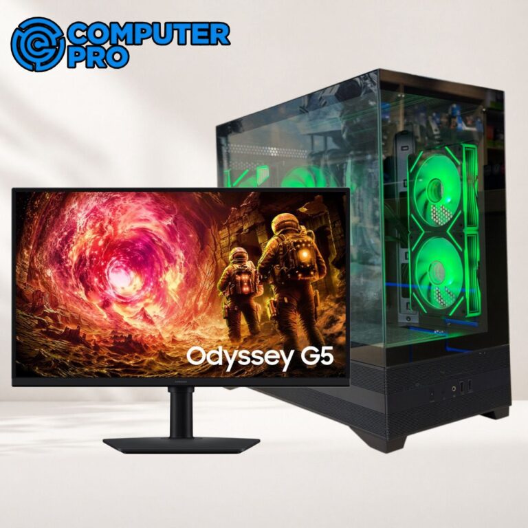 Set Gaming Ryzen 5 7600X + RTX 5060 8GB + Monitor Samsung Odyssey 2K 180Hz