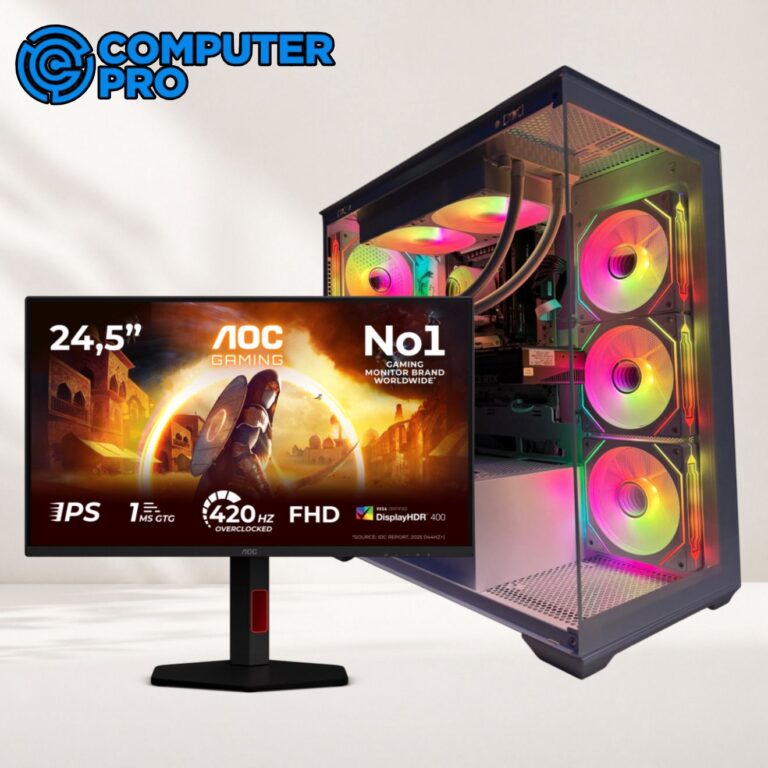 Set Gaming Ryzen 7 7800X3D + RTX 5060 8GB + Monitor AOC 420Hz