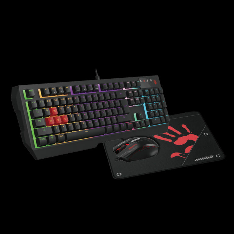 Set Mouse + Tastierë + Mousepad BLOODY B1700 Gaming