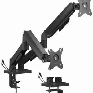 Gembird MA-DA2U-01 – Dual Monitor Arm 17"-32" me USB