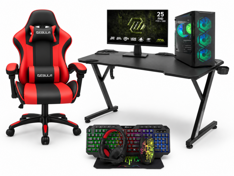 Full Set Gaming NEBULA VOID Ryzen 5 5500 / GTX 1660 Ti / MSI 240Hz