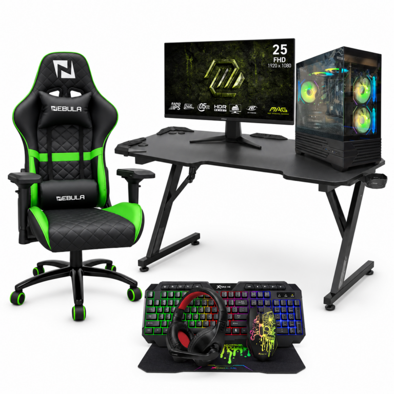 Full Set Gaming NEBULA SIRIUS Ryzen 5 5600X / RTX 5060 8GB / MSI 240Hz