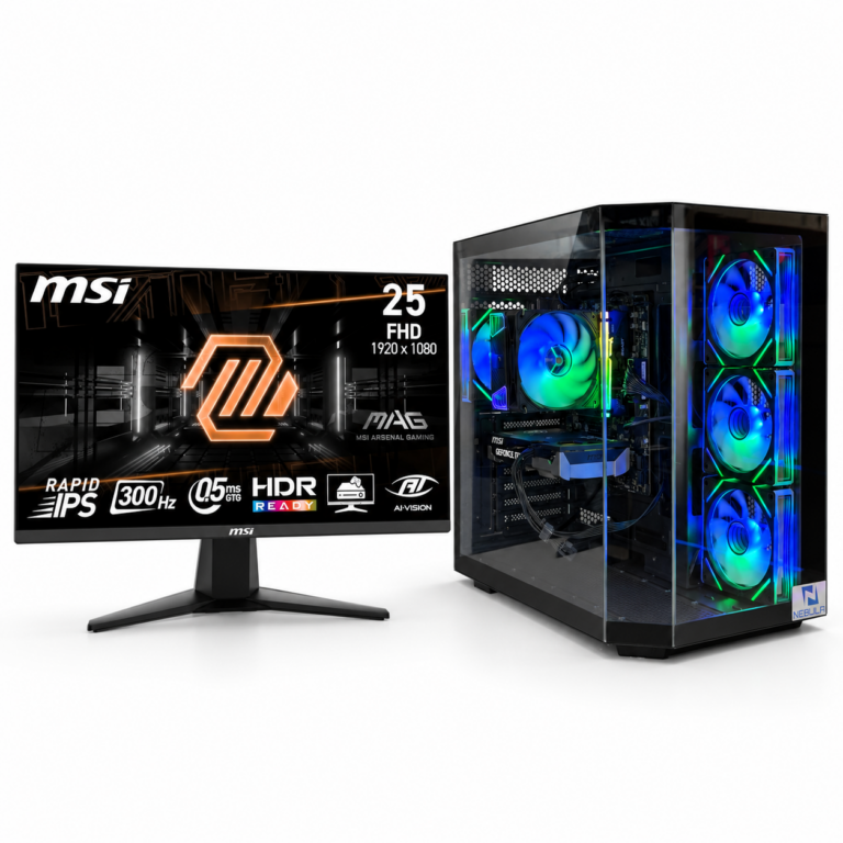 Set Gaming NEBULA Crystal Ryzen 5 7500F / RTX 5060 8GB / MSI 300Hz
