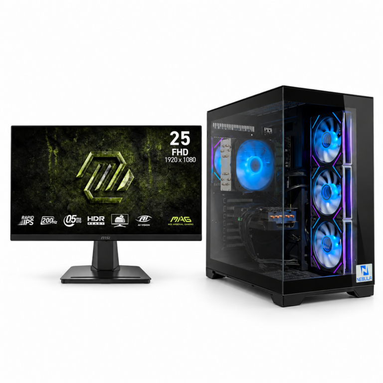 Set Gaming NEBULA PANORAMIC Ryzen 5 5600 / RX 5700 XT 8GB / MSI 200Hz