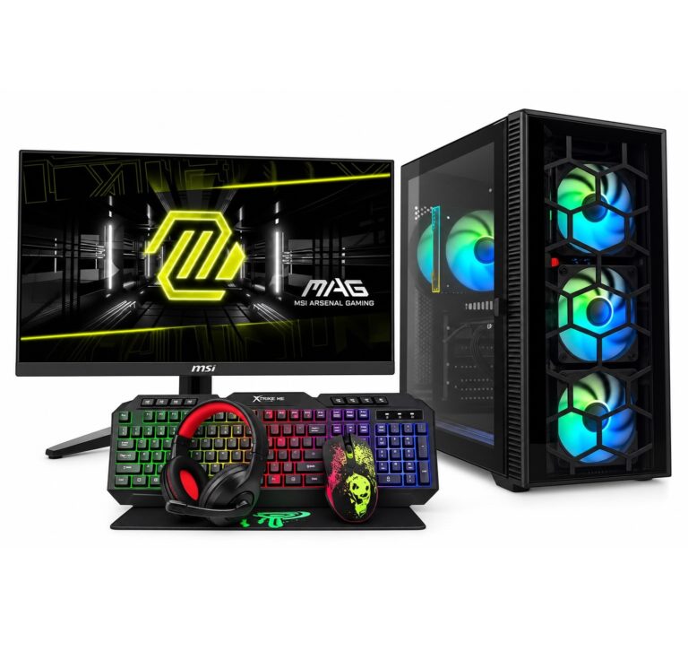 Set Gaming NEBULA HEX Ryzen 5 5600X / RTX 3060 Ti 8GB / MSI 200Hz – USED