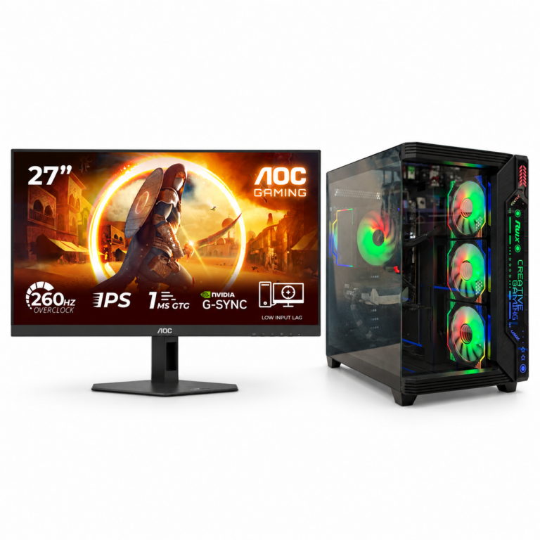 Set Gaming NEBULA RUIX Ryzen 7 5700X / RTX 5060 Ti 8GB / AOC 260Hz
