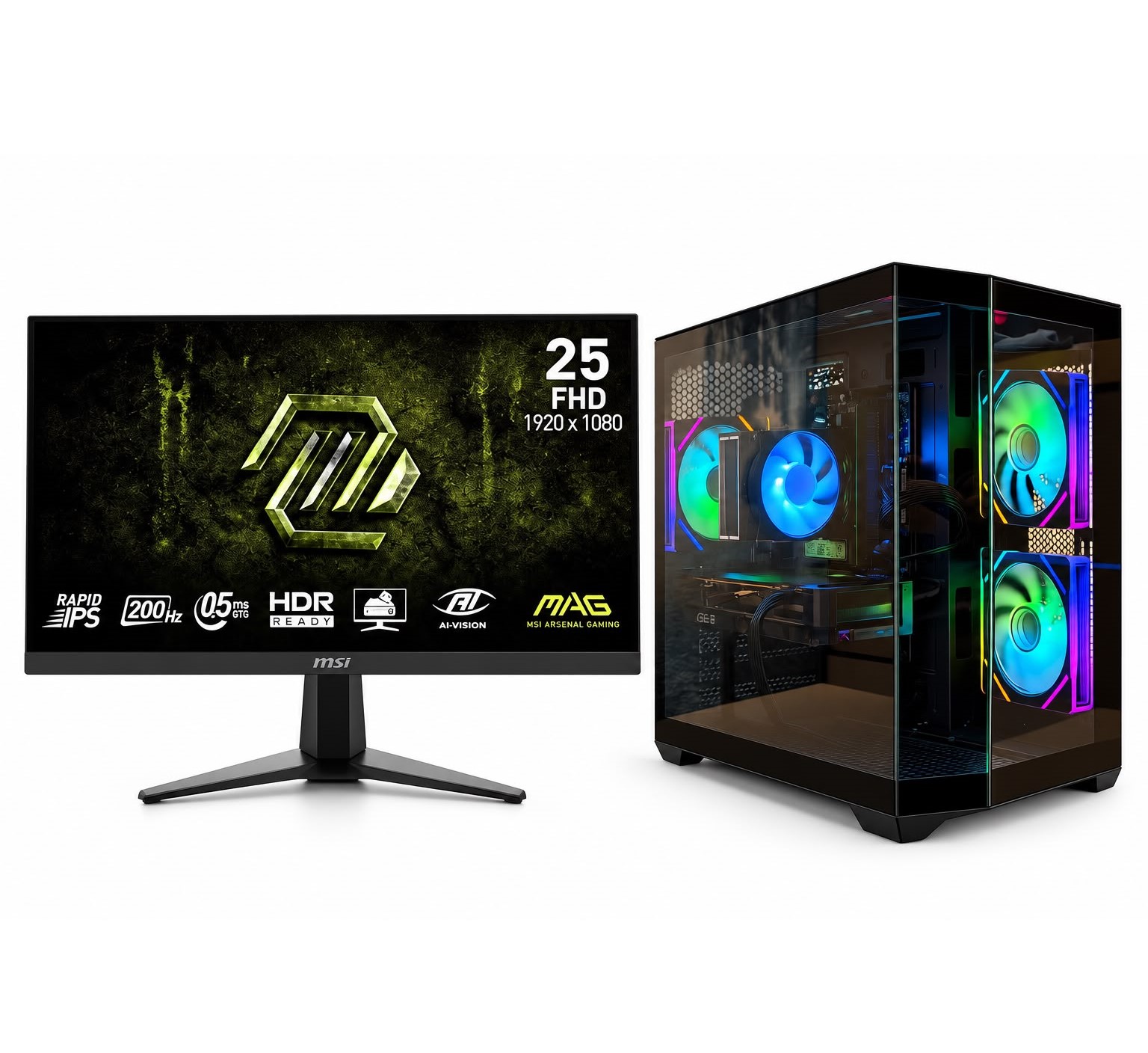 Set Gaming i5-14400F RTX 3050 8GB
